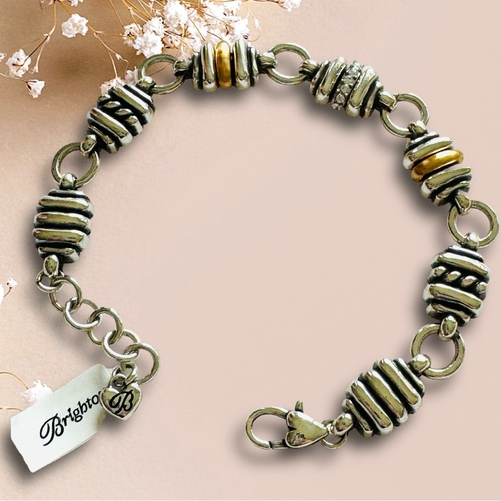 Brighton Charlotte Silver Gold-Tone Bracelet NWT
